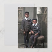 Flat Card Young Black Boys (Voorkant / Achterkant)