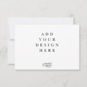 Flat Cards Printing Kaart (Achterkant)