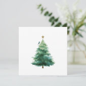 Flat Christmas Card Feestdagenkaart (Staand voorkant)