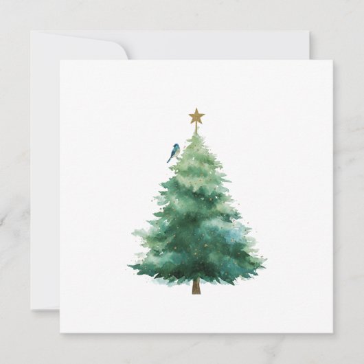 Flat Christmas Card Feestdagenkaart (Voorkant)