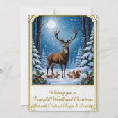Flat Christmas Greeting Card Feestdagenkaart (Voorkant)