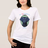 Flat Coat Retriever My Heart T-Shirt (Voorkant)