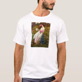Flat Coated Retriever 2 - Windbloemen T-shirt (Voorkant)