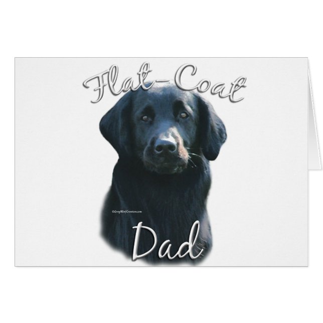 Flat-Coated Retriever Dad 2 (Voorkant Horizontaal)