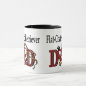 Flat Coated Retriever Dad Gifts Mok (Midden)