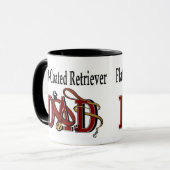 Flat Coated Retriever Dad Gifts Mok (Voorkant links)