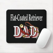 Flat Coated Retriever Dad Gifts Muismat (Met muis)