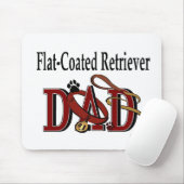 Flat Coated Retriever Dad Gifts Muismat (Met muis)