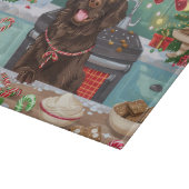 Flat-Coated Retriever Holiday Baking: Kerstmis Snijplank (Hoek)