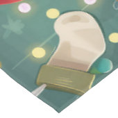 Flat-Coated Retriever Holiday Baking: Kerstmis Tafelkleed (Gekanteld)