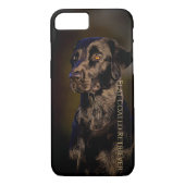 Flat-coated Retriever iPhone/iPad case (Achterkant)