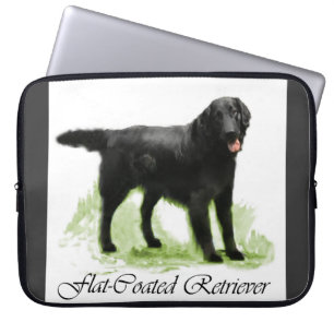 Flat-Coated Retriever Kunstcadeaus Laptop Sleeve