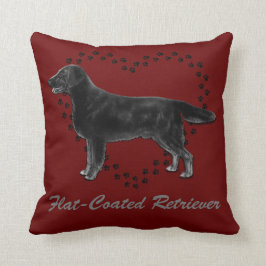 Flat-Coated Retriever Kussen