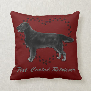 Flat-Coated Retriever Kussen