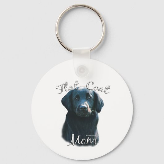 Flat Coated Retriever Ma 2 Sleutelhanger (Voorkant)
