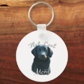 Flat Coated Retriever Ma 2 Sleutelhanger (Achterkant)