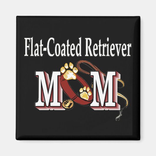 Flat-Coated Retriever mam Gifts Magneet (Voorkant)