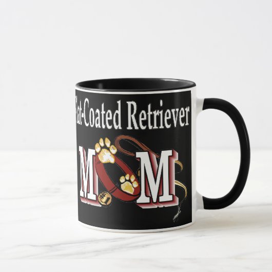Flat-Coated Retriever mam Gifts Mok (Rechts)