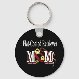 Flat-Coated Retriever mam Gifts Sleutelhanger