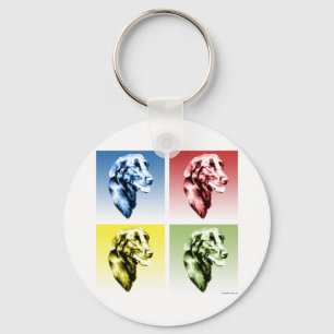 Flat-Coated Retriever Pop Sleutelhanger