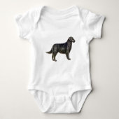 Flat-Coated Retriever Romper (Voorkant)