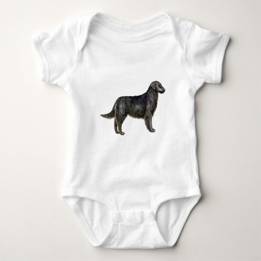 Flat-Coated Retriever Romper (Voorkant)