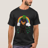 Flat Coated Retriever St Patricks Day Leprechaun T-shirt (Voorkant)