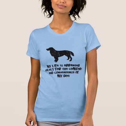 Flat-Coated Retriever T-shirt (Voorkant)