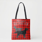 Flat-Coated Retriever Tote Bag (Voorkant)