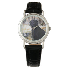 Flat-Coated Retriever Watch by Hevener Horloge
