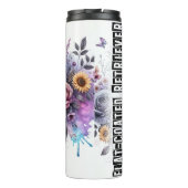 Flat-Coated Retriever's Floral Joy Thermosbeker (Achterkant)