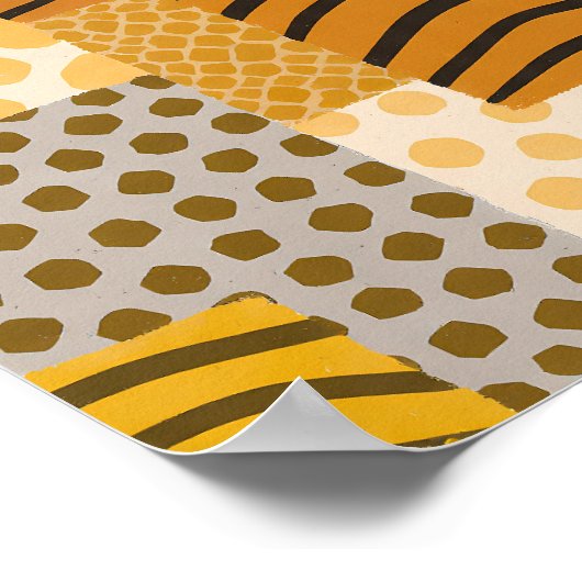 Flat Color Safari Print Composite Tapestry (Hoek)