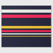 Flat Color Stripe Cadeaupapier (Vlak)