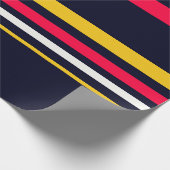 Flat Color Stripe Cadeaupapier (Hoek)