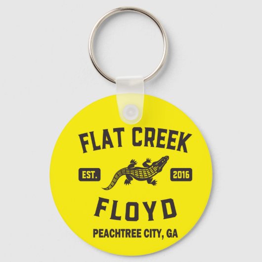 Flat Creek Floyd Alligator Peachtree City Georgia, Sleutelhanger (Voorkant)