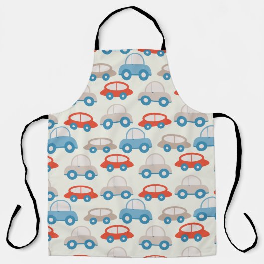 Flat Cute Cars Schort (Voorkant)