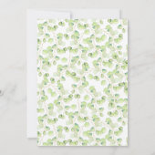 Flat dank u Baby shower Kaart (Achterkant)