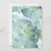 Flat dank u Baby shower Kaart (Achterkant)