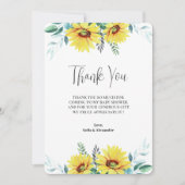 Flat dank u Baby shower Kaart (Voorkant)