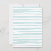 Flat dank u Baby shower Kaart aardbeien (Achterkant)