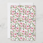 Flat dank u kaart Baby shower (Achterkant)