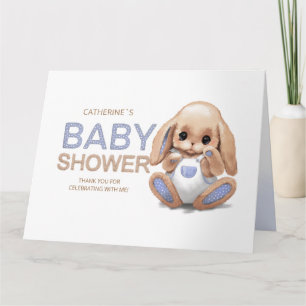 Flat dank u kaart Baby shower