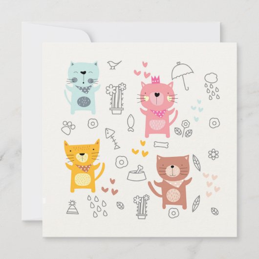 FLAT DANK U KAART: KUSTVANGSTEN BEDANKKAART (Voorkant)