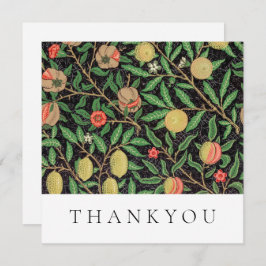 FLAT DANKJE KAART : WILLIAM MORRIS : POMEGRANATEN
