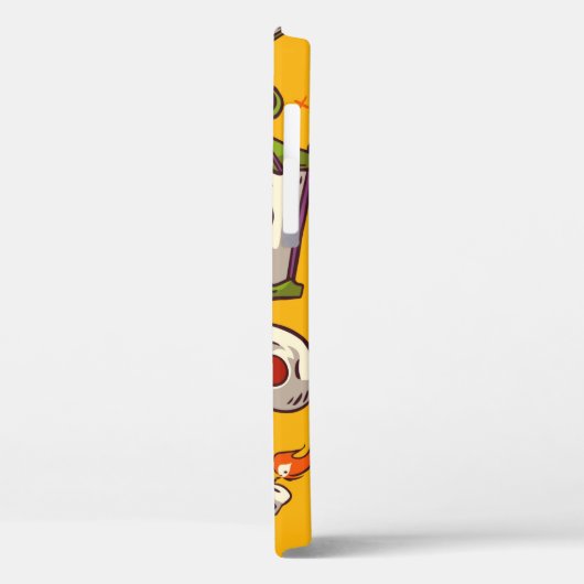 Flat Design Pattern Halloween Theme Background Case-Mate iPhone Case (Achterkant / Links)
