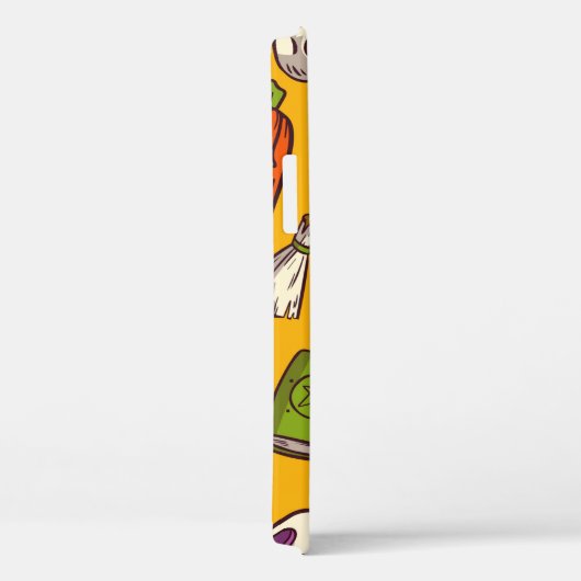 Flat Design Pattern Halloween Theme Background Case-Mate iPhone Case (Achterkant / Rechts)