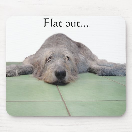 Flat Dog mousepad... Muismat (Voorkant)