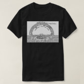 Flat Earth Ancient Cosmology T-shirt (Design voorkant)