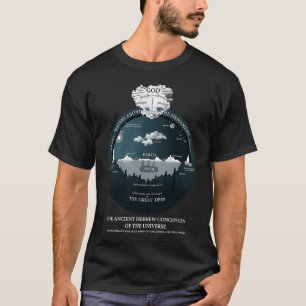 Flat Earth Ancient Hebreeuws Conception of The Uni T-shirt