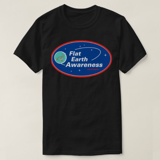 Flat Earth Awareness Classic Classic TShirt (Design voorkant)